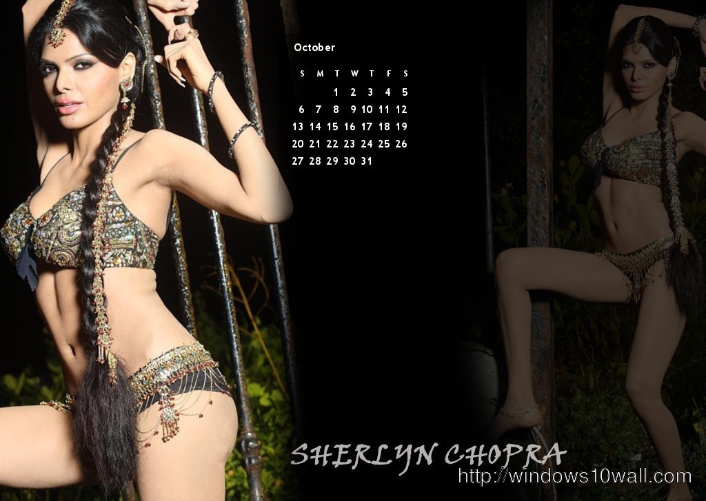 Sherlyn Chopra October 2013 Wallpaper