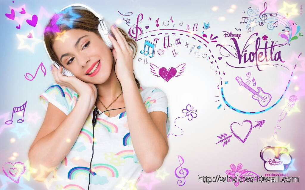 Violetta Music Background Wallpaper