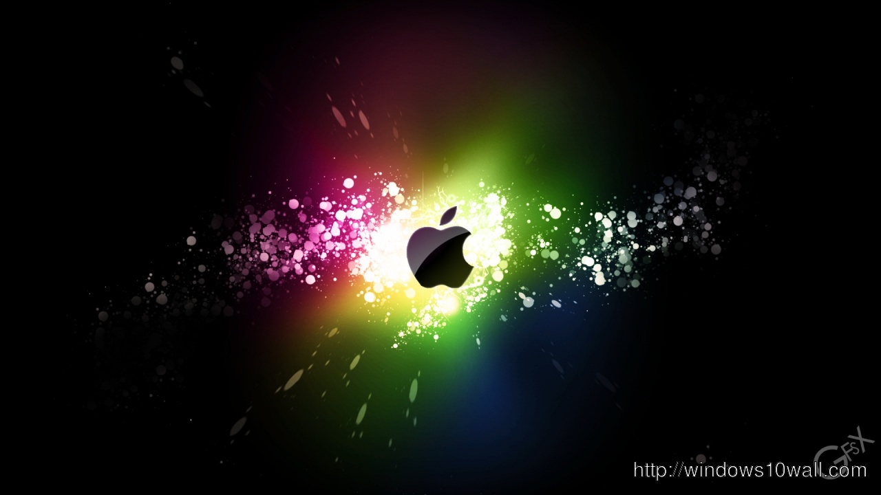Apple Spectrum Background Wallpaper