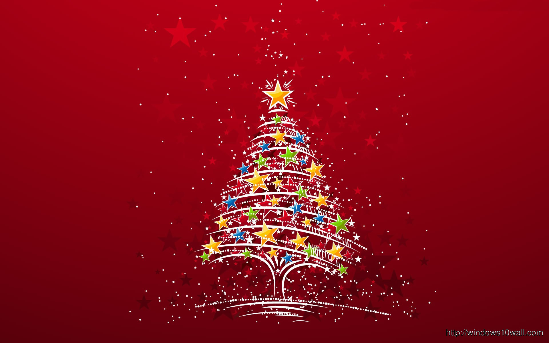 Christmas Red Background Holiday Wallpaper