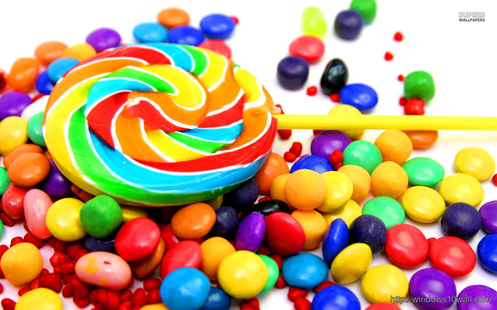 Colorful Candy Background Wallpaper