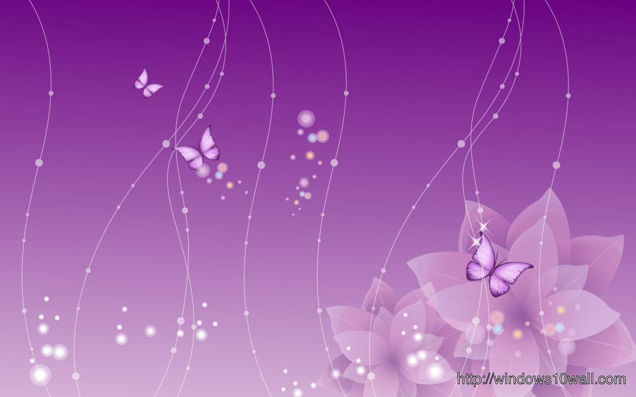 Floral Lavender Background Wallpaper