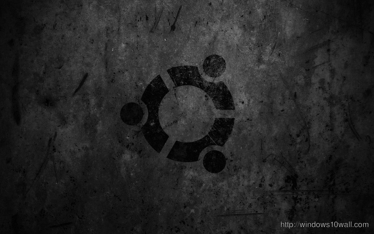 Ubuntu Black Background Wallpaper