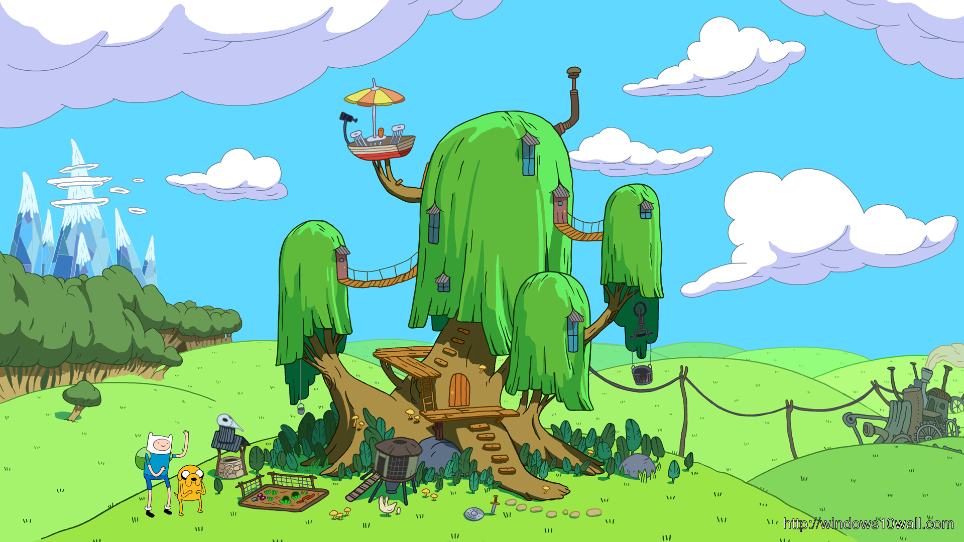 Adventure Time Wide HD Wallpaper