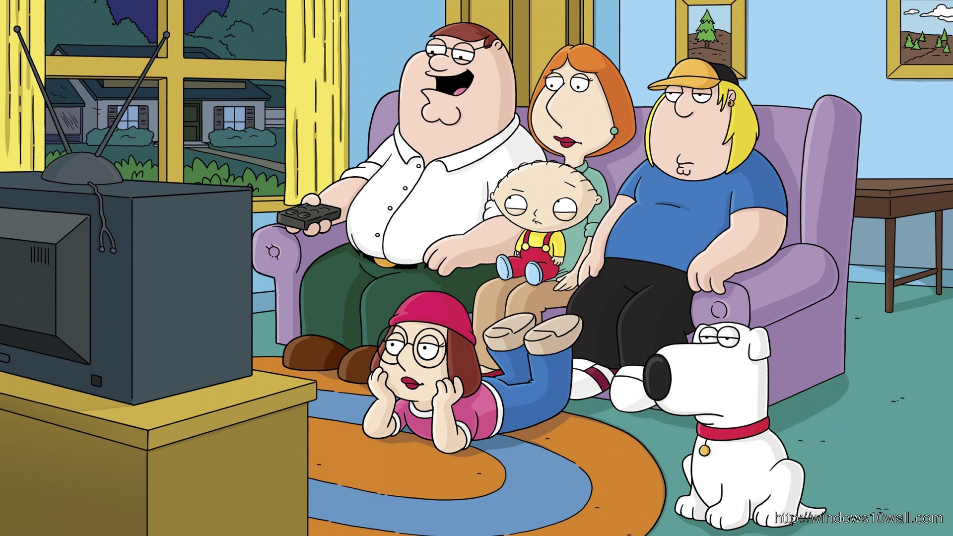 Family Guy Cartoon Show Wallpaper
