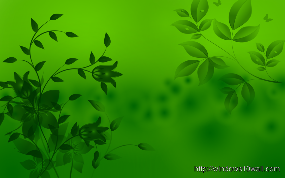 Green leaves Wallpaper HD Wallpaper
