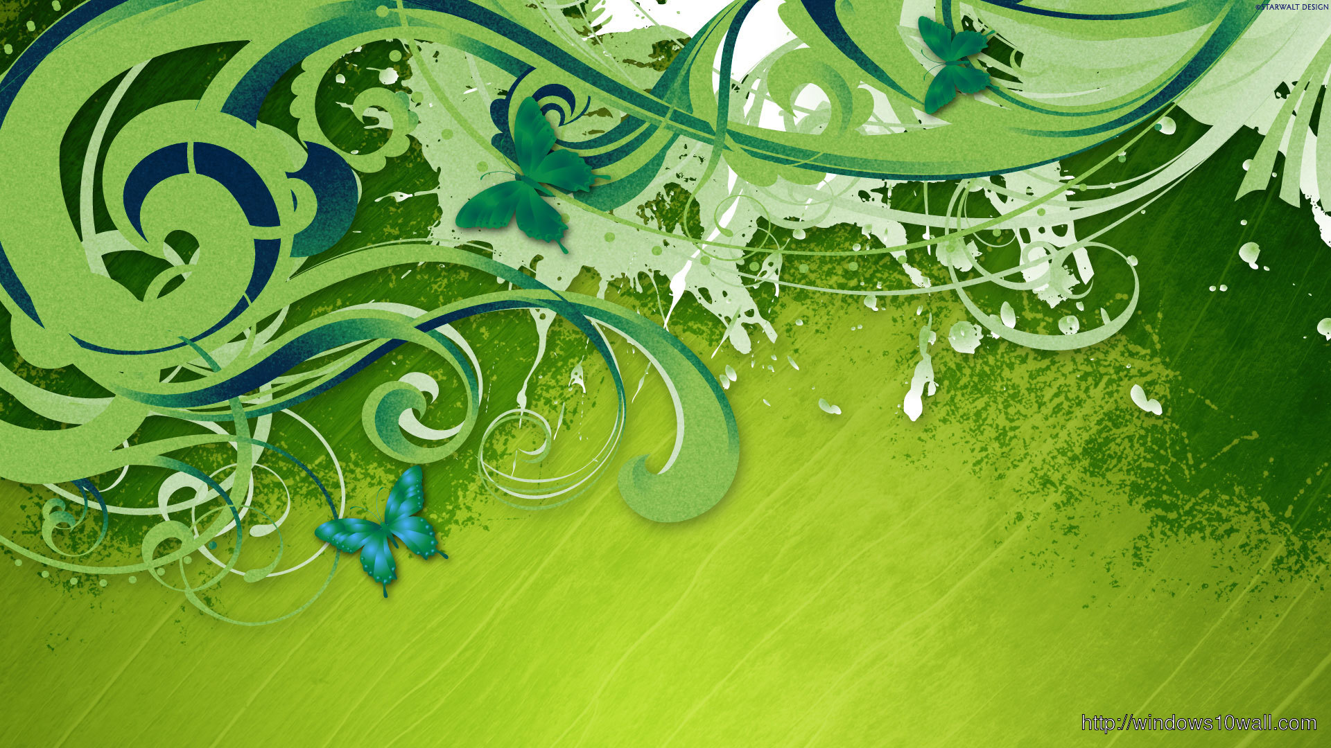 Green Vector HD Background Wallpaper