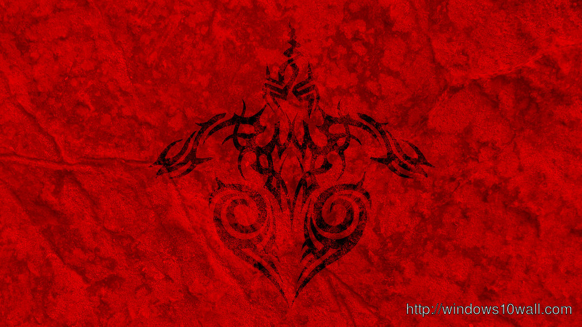 Red Tribal Background Wallpaper