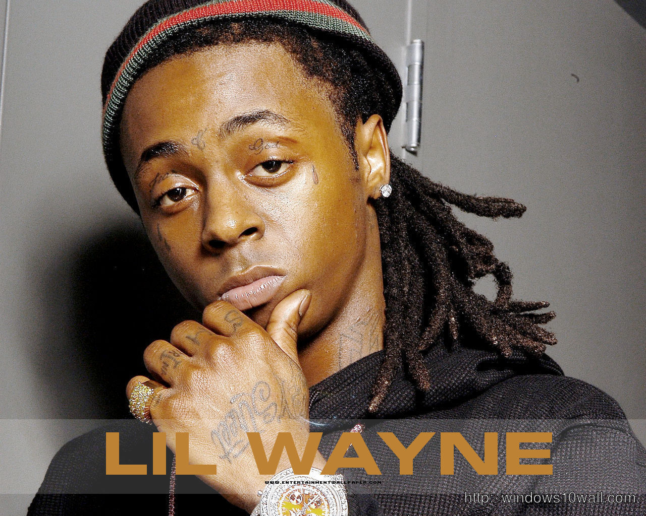 Lil Wayne Hand on Face Background Picture