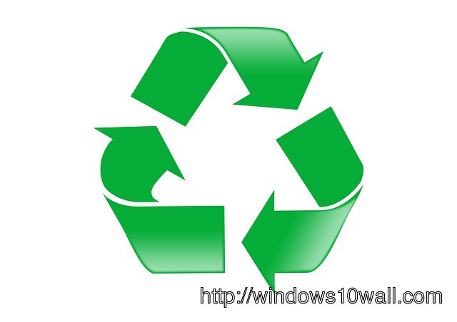 Recycle Green Transparent Background Wallpaper