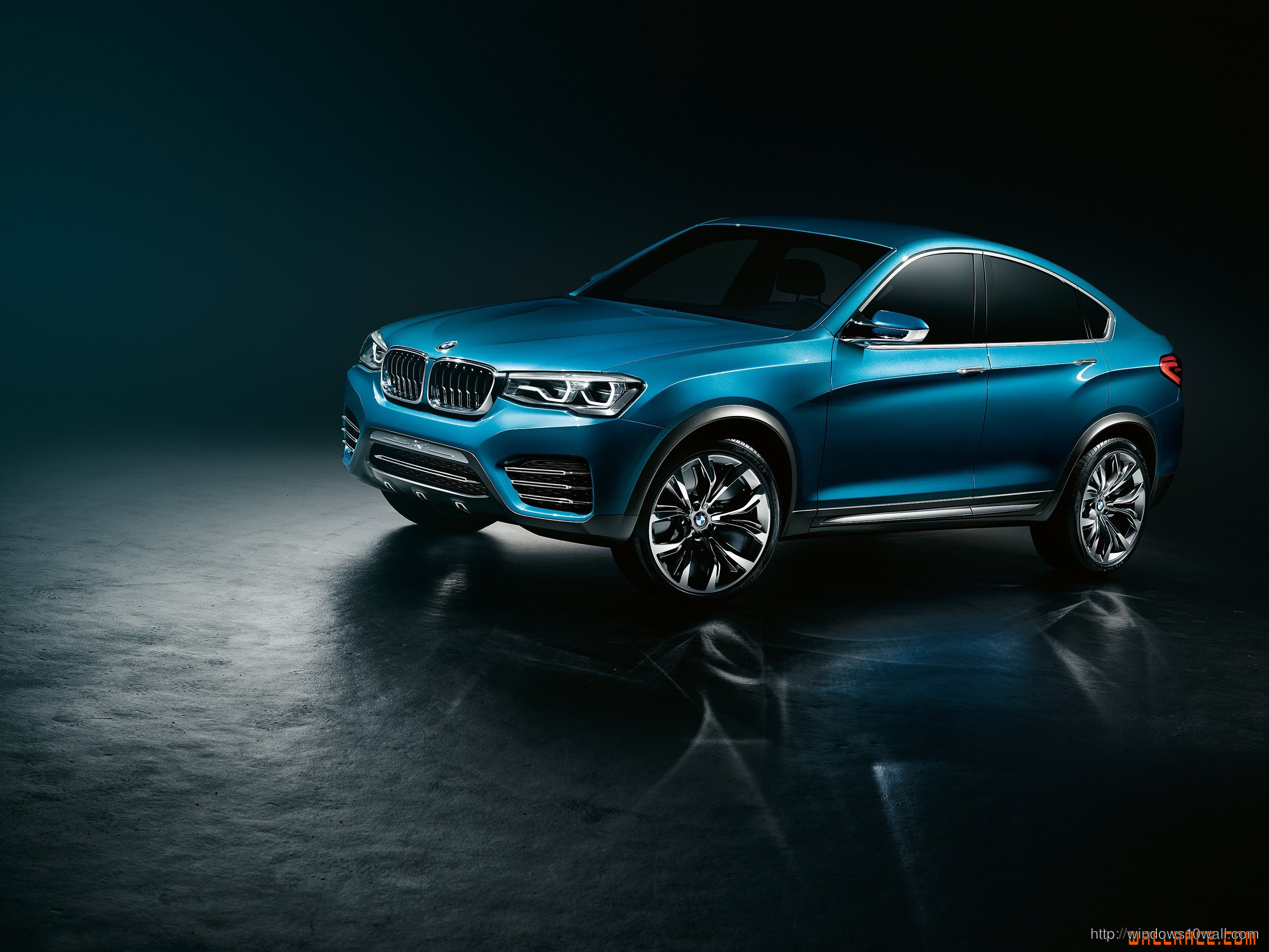 BMW X4 2014 Exclusive Dark HD Background Wallpaper