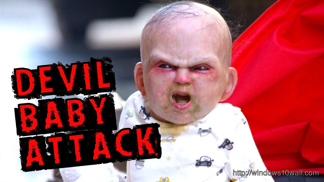 Devil Baby Attack Background Wallpaper