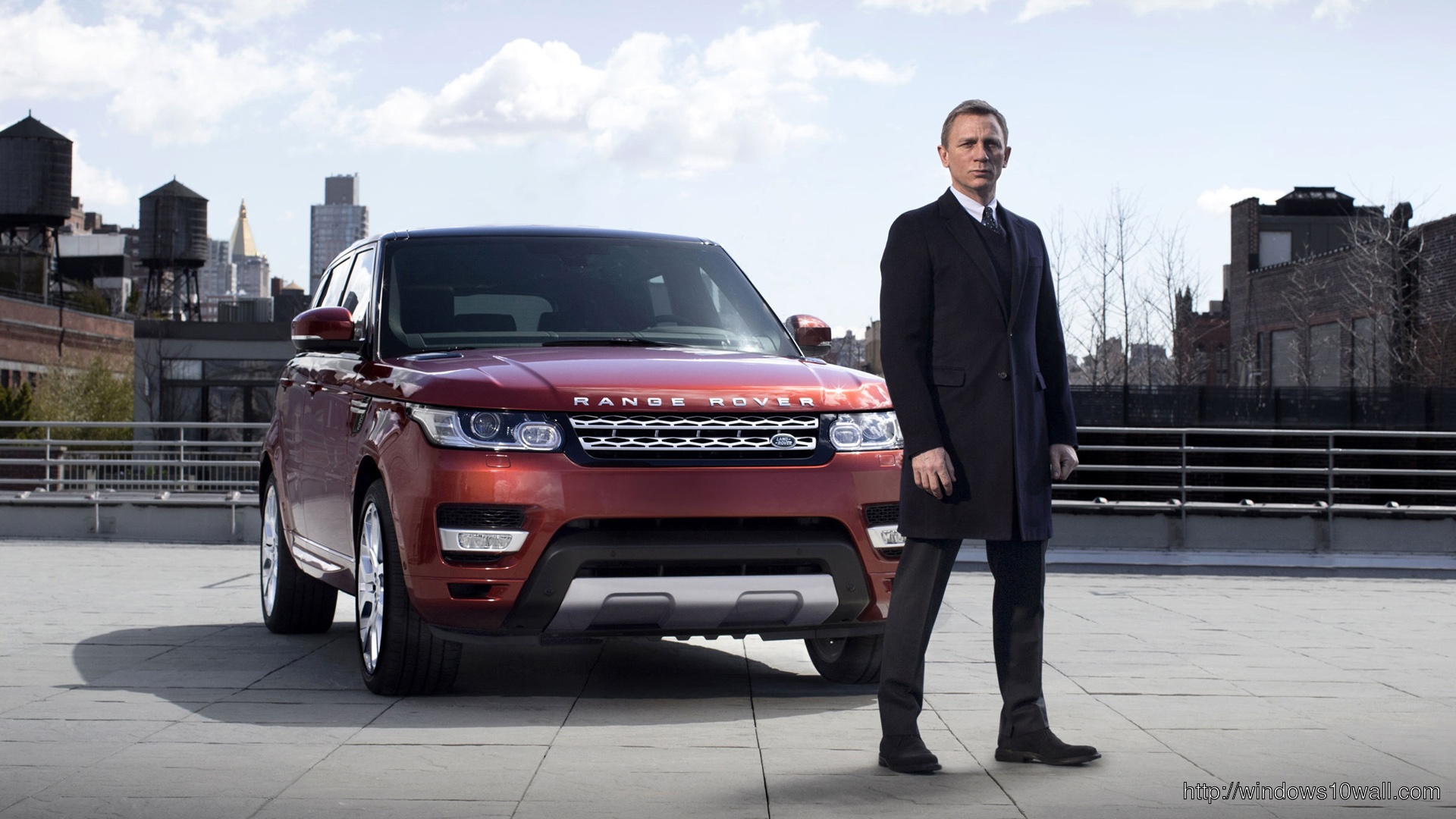 James Bond Range Rover Sport 2014 HD Background Wallpaper