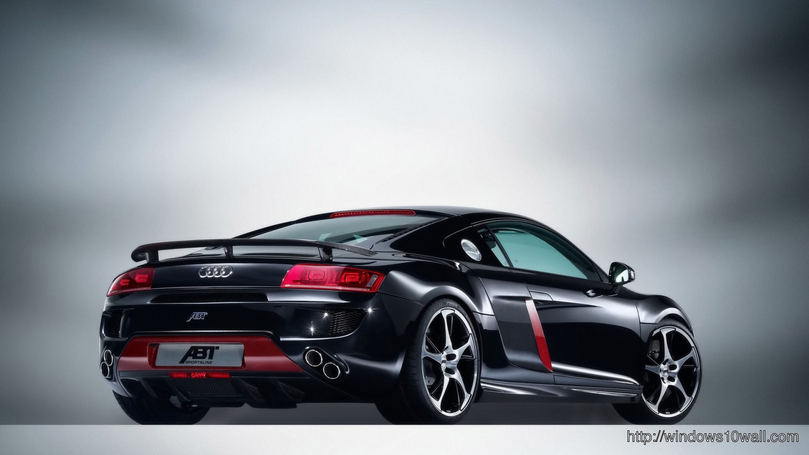 Audi R8 Black Background Wallpaper