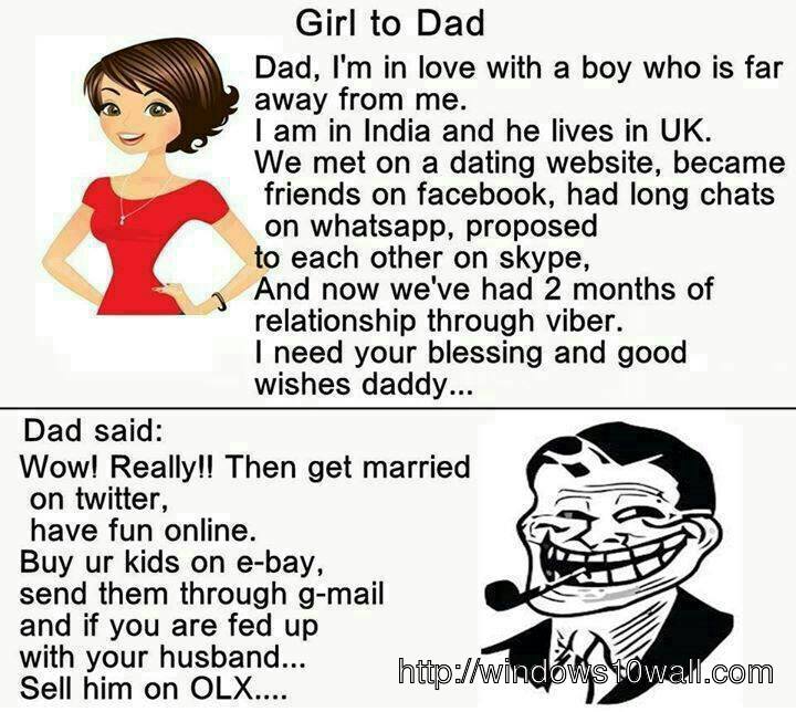 girl to dad funny picture