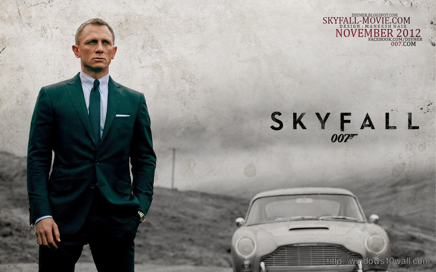 Skyfall Daniel Craig Background Wallpaper