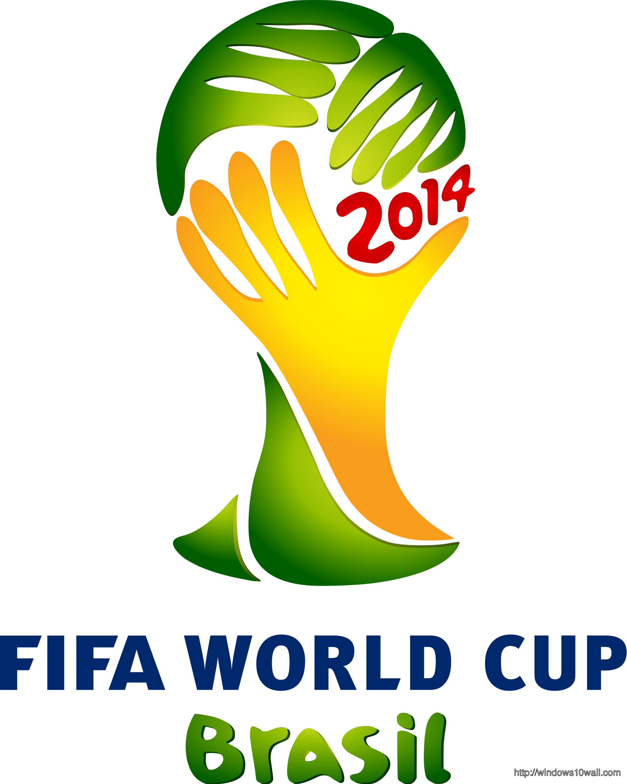 2014 World Cup logo Background Wallpaper