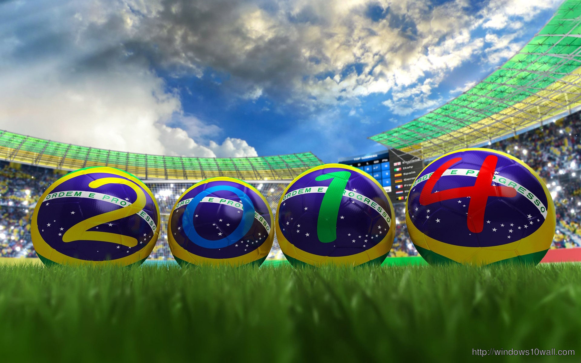 Fiver FIFA World Cup Brasil 2014 HD Wallpaper