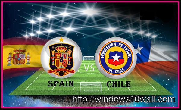 Spain vs Chile World Cup 2014
