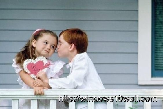 Lovely Kids Couple Wallpaper