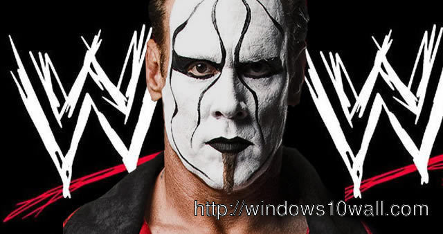 Sting comes to WWE Background Wallpaper