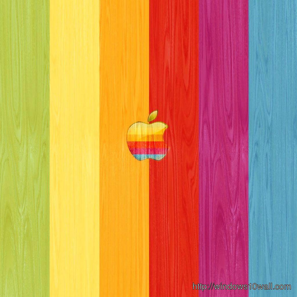 Colorful Wooden iPad Background Wallpaper