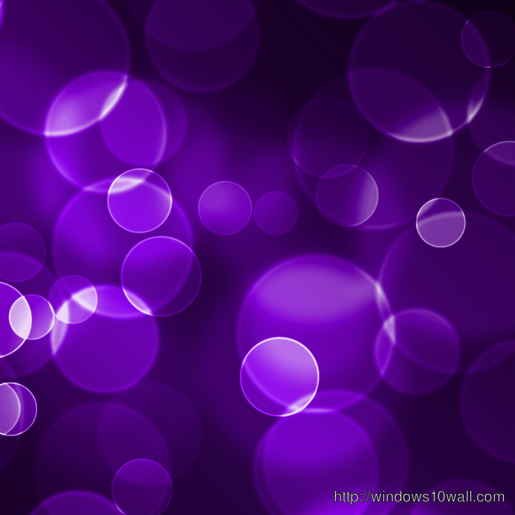 Purple Bokeh iPad Background Wallpaper