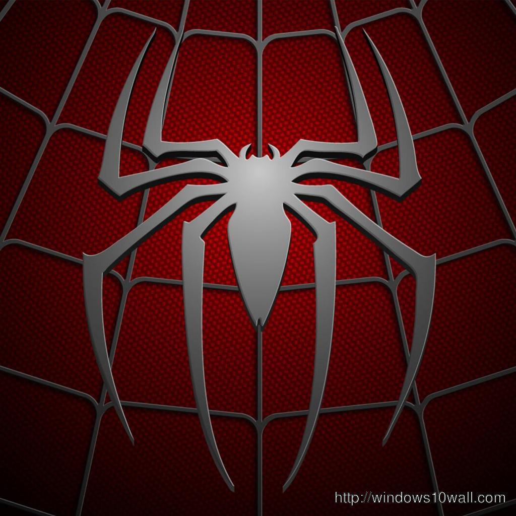 spiderman logo iPad background Wallpaper