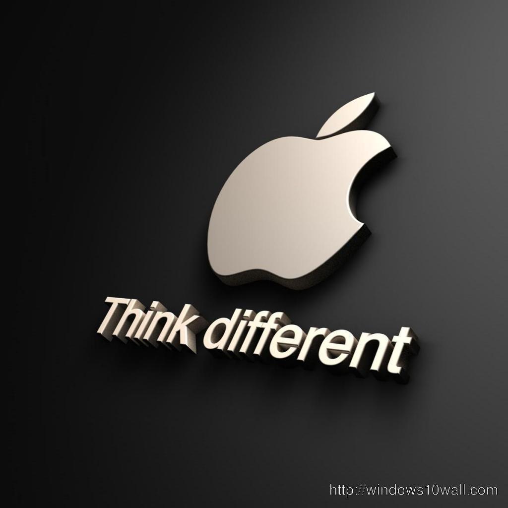 think different apple ipad wallpaper
